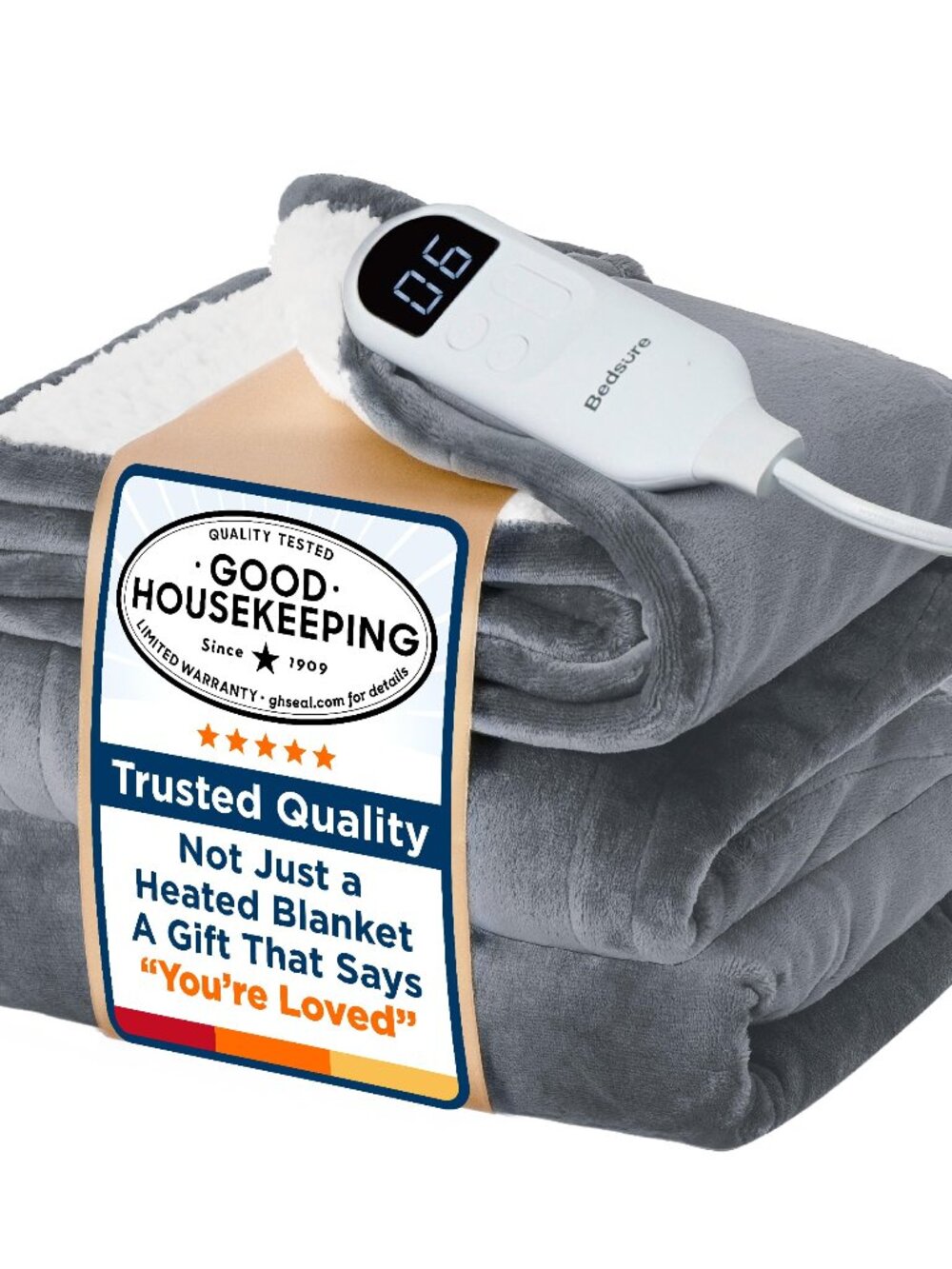 FACTORY SEALED Bedsure Electric Blanket Twin - Soft Flannel Heated Blanket Twin